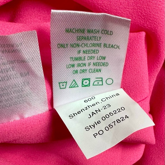 Lilly Pulitzer Women’s Alisa Wrap Dress in Aura Pink. Size 4. Like-New! - Picture 10 of 15